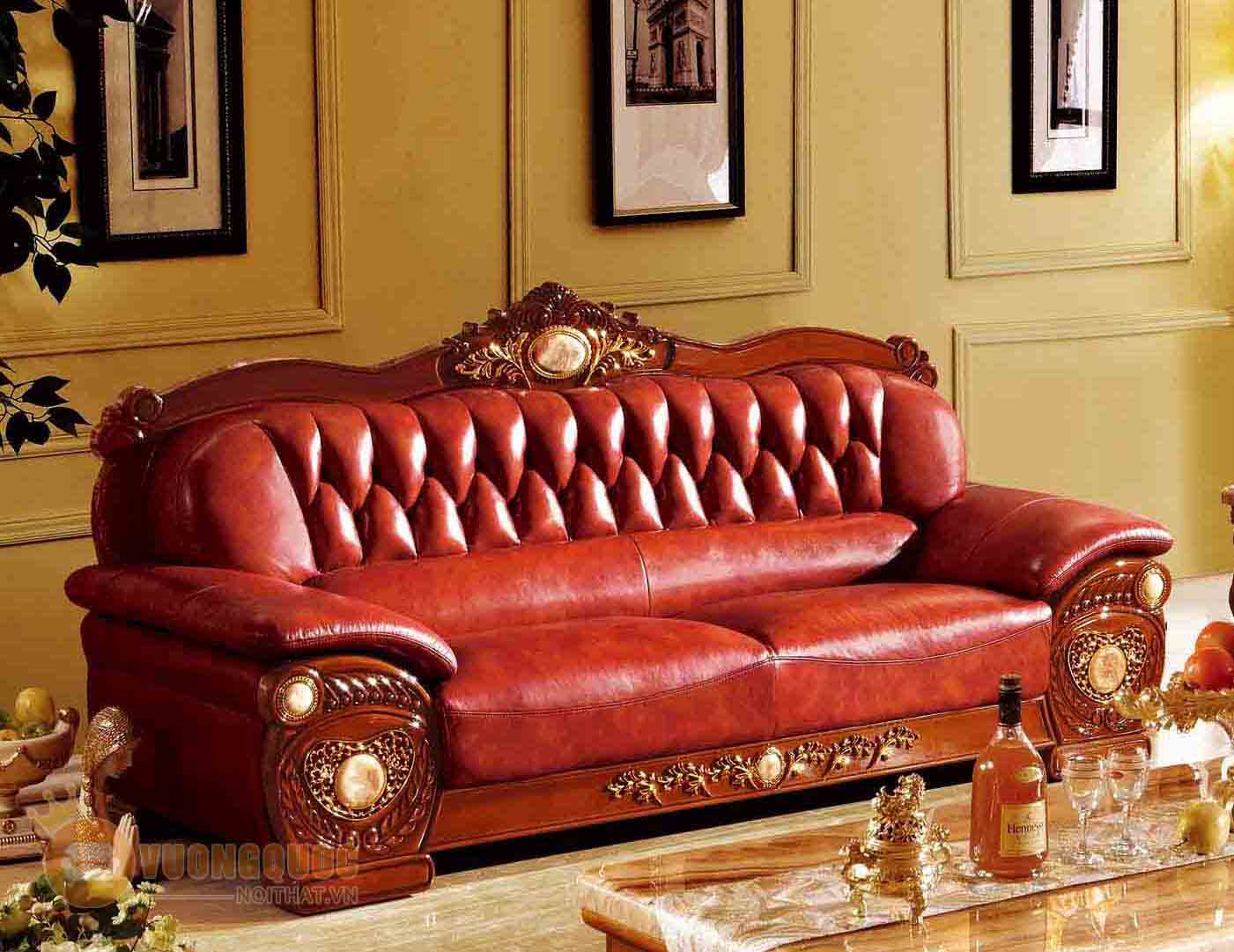 Ghế sofa phòng khách phong cách Châu Âu GDW306C-R305C