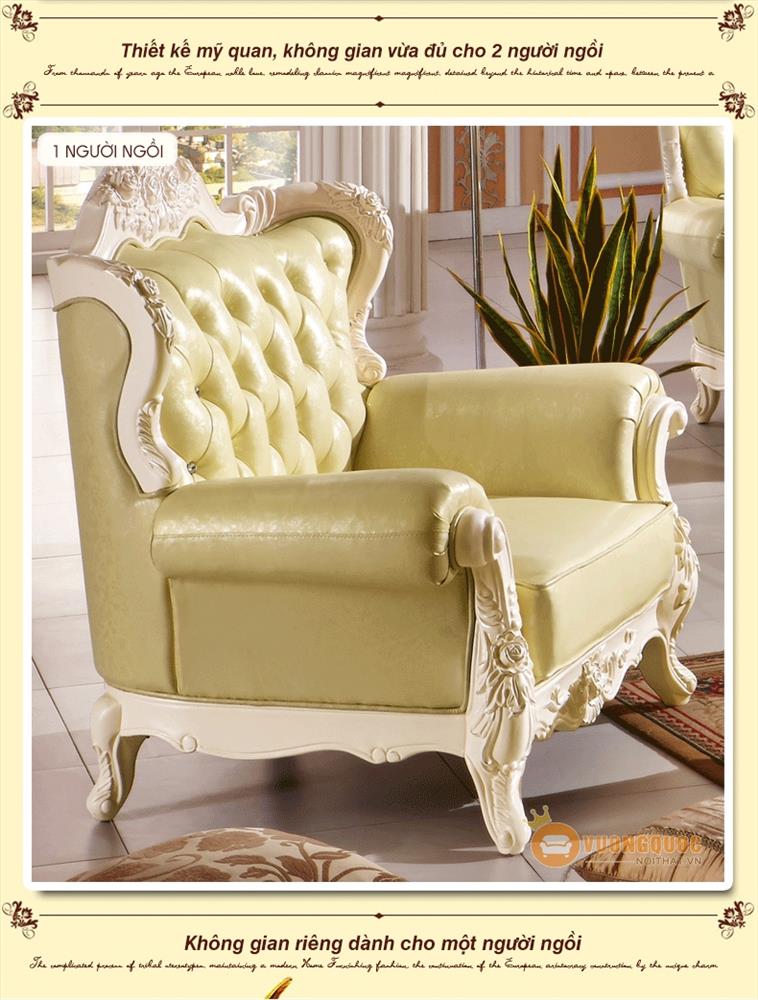Bộ sofa tân cổ điển phong cách Pháp SCS167
