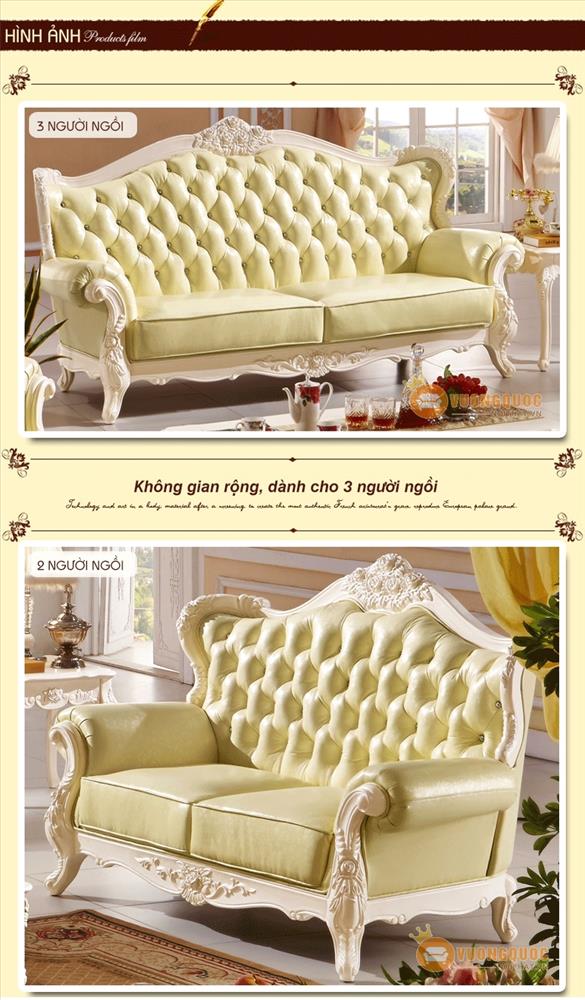 Bộ sofa tân cổ điển phong cách Pháp SCS167