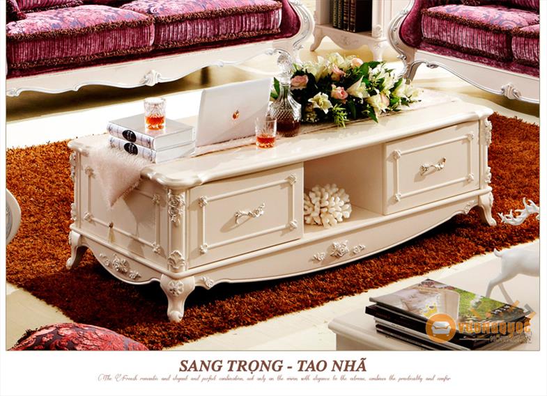 Bàn trà phòng khách thiết kế ngăn kéo tiện dụng SCS-SCT11