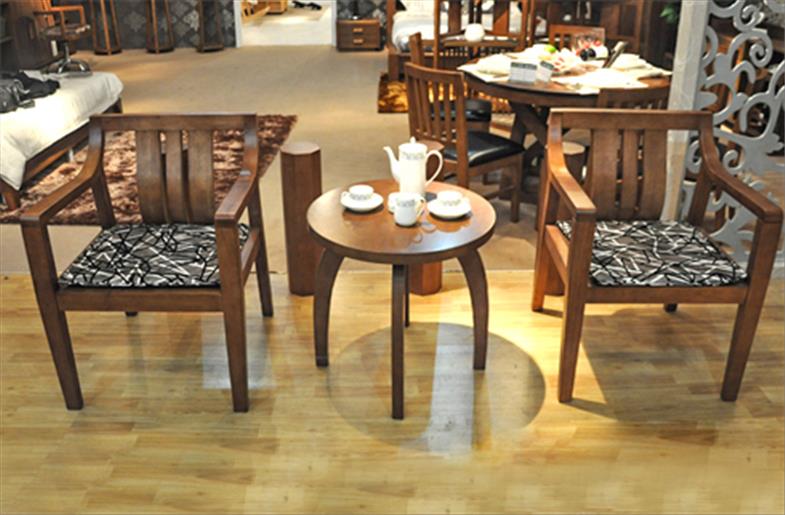 Bộ bàn ghế gỗ nhập khẩu cho phòng khách CNS165