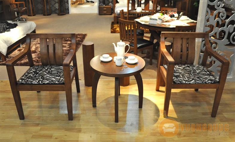 Bộ bàn ghế gỗ nhập khẩu cho phòng khách CNS165