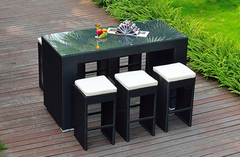 BỘ BÀN GHẾ SÂN VƯỜN KIỂU DÁNG MỸ QUAN JLM243