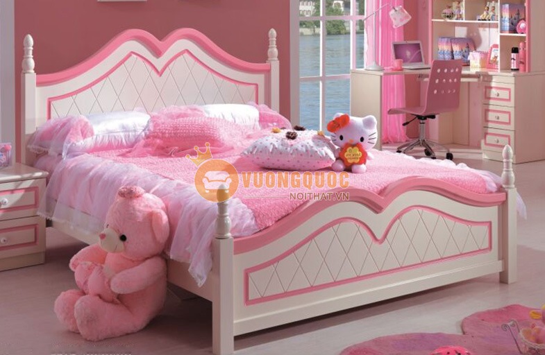Giường ngủ sắc hồng BABY M825G