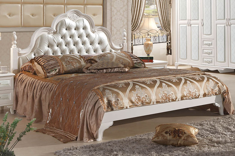 Bộ giường ngủ nhập khẩu phong cách Pháp FOS6605G 