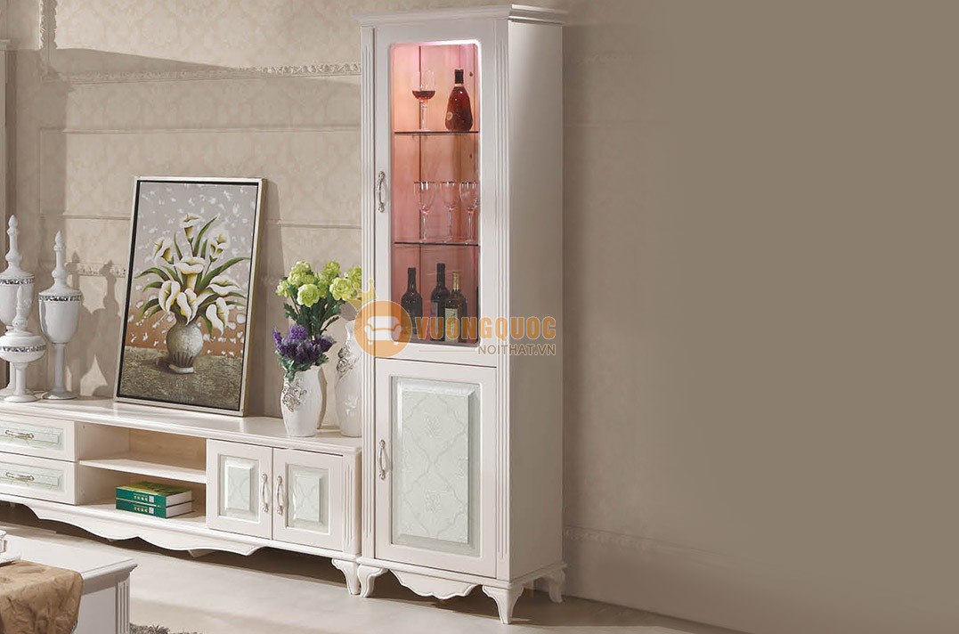 Tủ rượu phòng khách thiết kế 1 cánh FOS6625TR1 