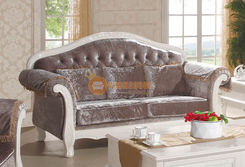 Bộ sofa phòng khách tân cổ điển thiết kế Châu Âu FOSH809