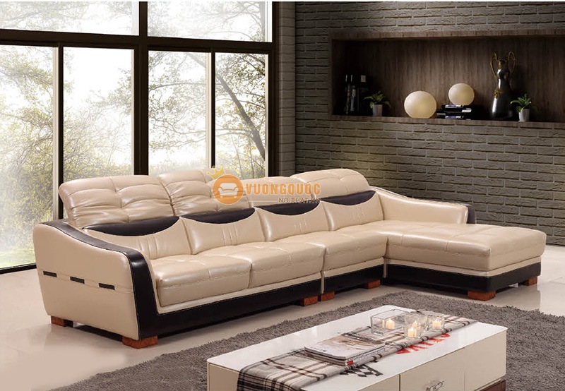 Bộ sofa góc bằng da nhập khẩu cao cấp CSSBP8002 