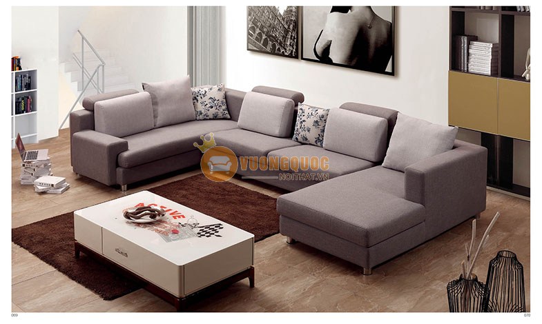 Bộ sofa hiện đại gam màu xám CSSBY6002