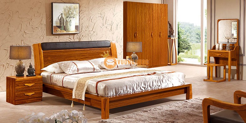 Giường ngủ cao cấp tinh tế CNS3A009-2