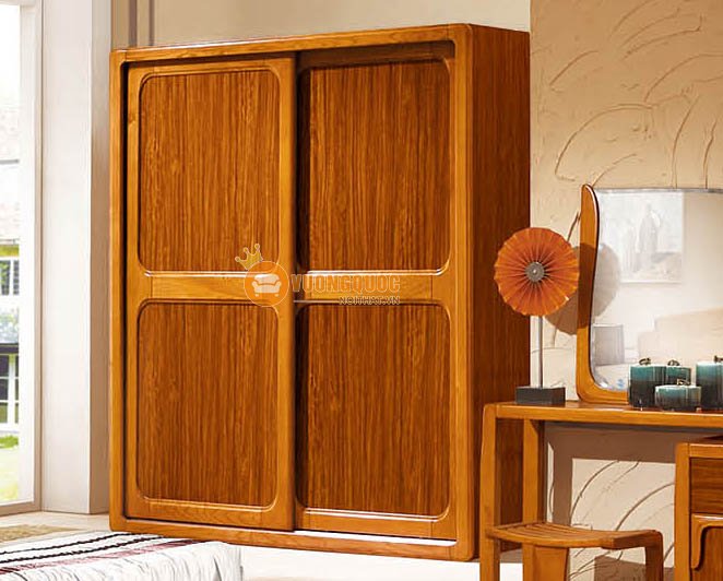 Bộ giường ngủ gỗ tự nhiên cao cấp CNS3A002 Bộ giường ngủ gỗ tự nhiên cao cấp CNS3A002