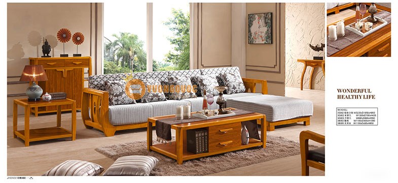 bộ sofa sắc nâu phòng khách cns3s003-2