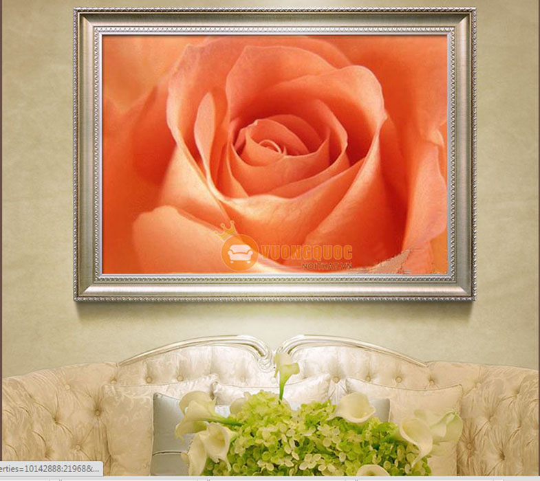 Tranh trang tri họa tiết hoa hồng HYY233-4