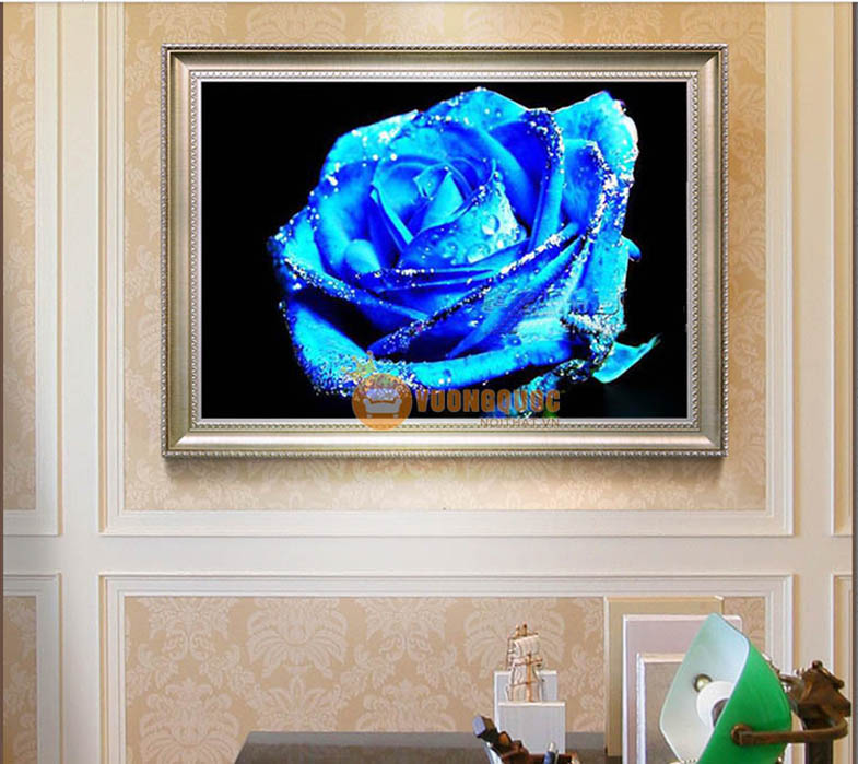 Tranh trang tri họa tiết hoa hồng HYY233-3