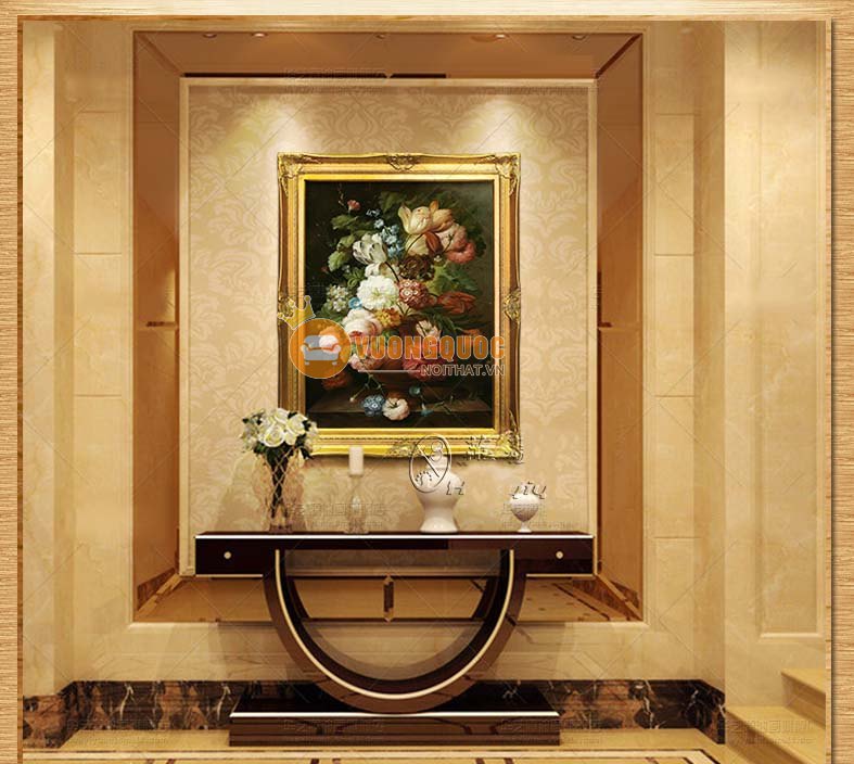 tranh sơn dầu hoa cổ điển hyy119-5