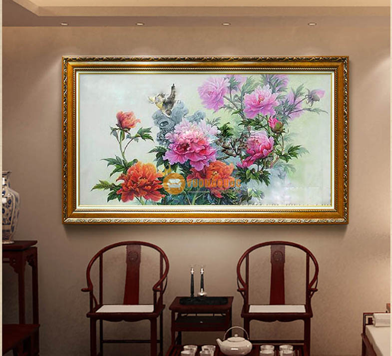Tranh trang trí cổ điển trang nhã HYY204--2