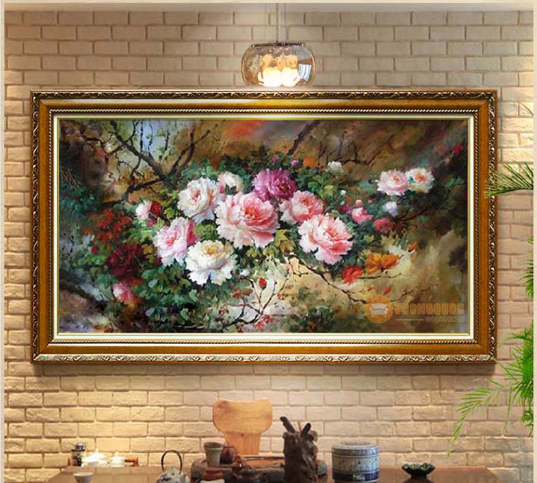 Tranh trang trí cổ điển trang nhã HYY204--3