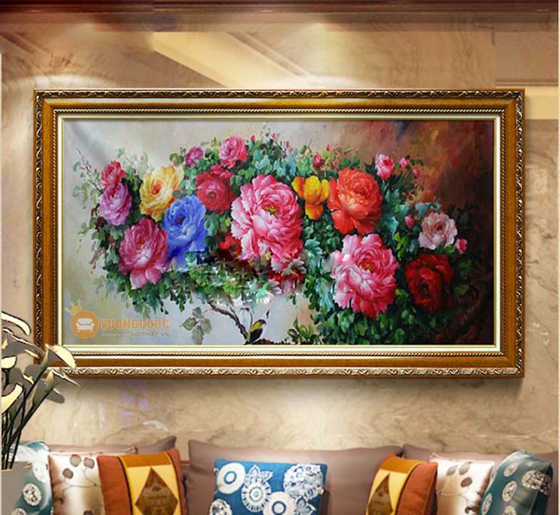 Tranh trang trí cổ điển trang nhã HYY204--4