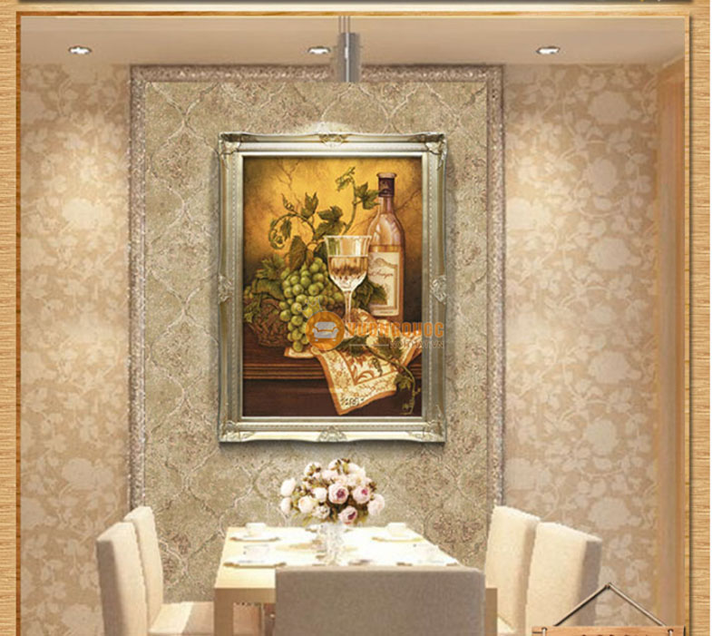 tranh trang trí phòng ăn tân cổ điển HYY137-6