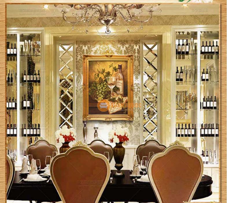 tranh trang trí phòng ăn tân cổ điển HYY137-5