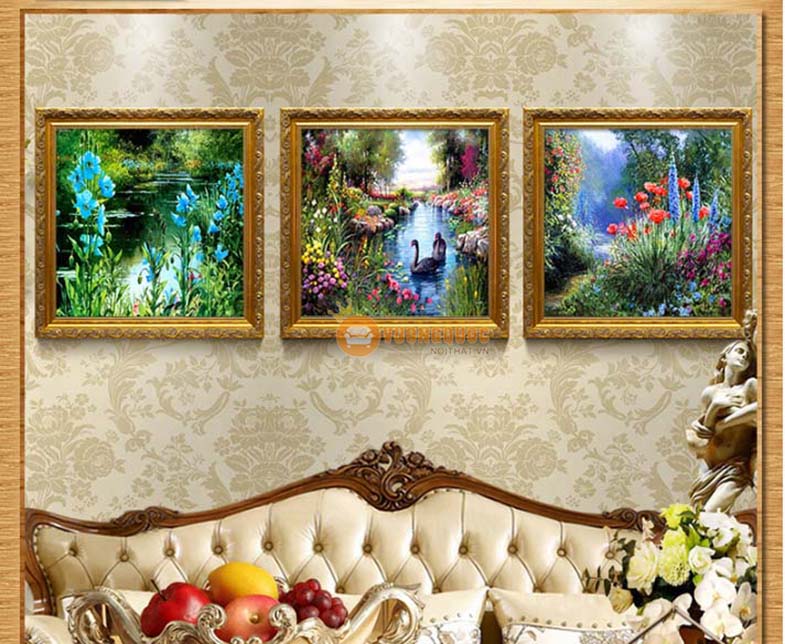 tranh trang trí phong cảnh hoàn mỹ HYY151-4