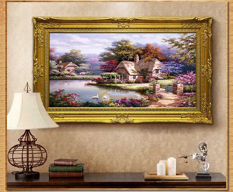 tranh trang trí phong cảnh quê hương HYY154-2