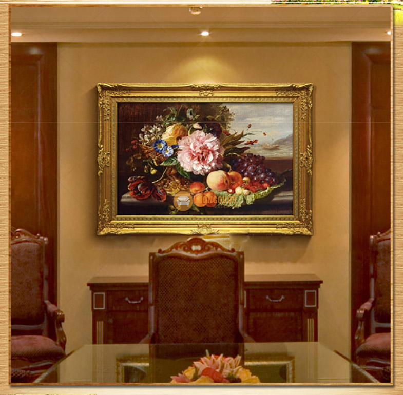 tranh cổ điển trang trí phòng khách HYY179-3
