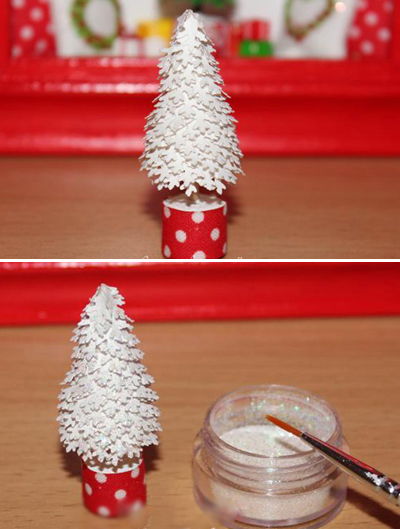 Hướng dẫn làm cây thông Noel mini trang trí cực đơn giản