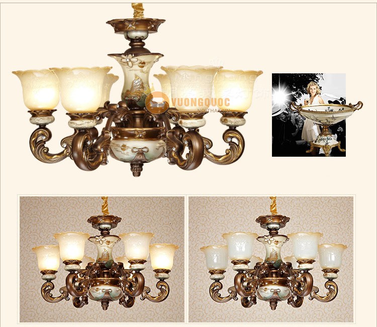 đèn chùm nghệ thuật tân cổ điển ML112-10