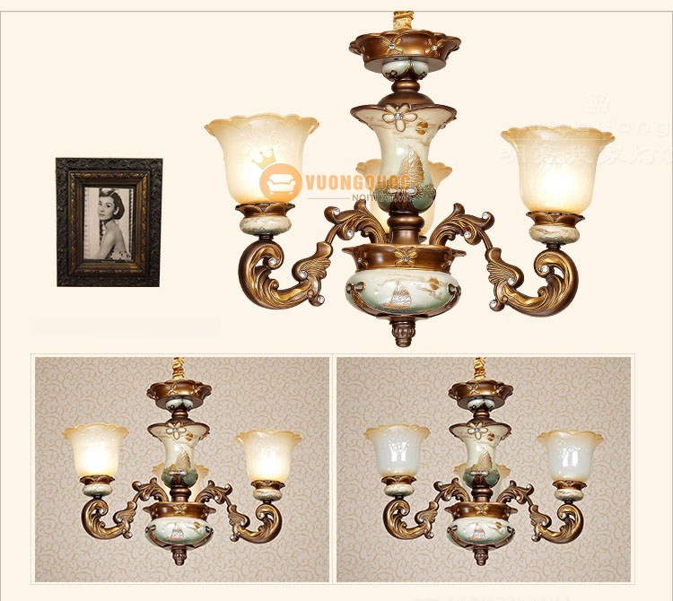 đèn chùm nghệ thuật tân cổ điển ML112-12