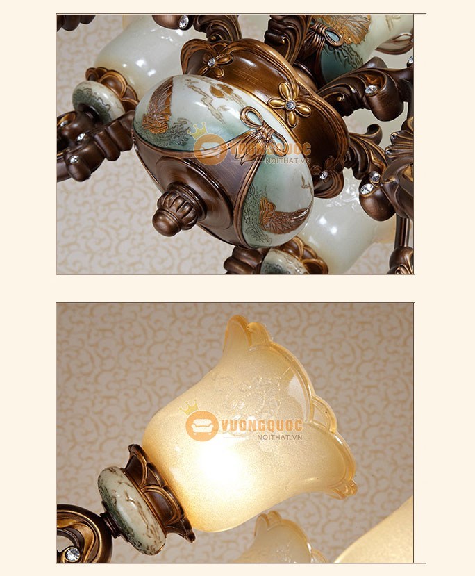 đèn chùm nghệ thuật tân cổ điển ML112-14