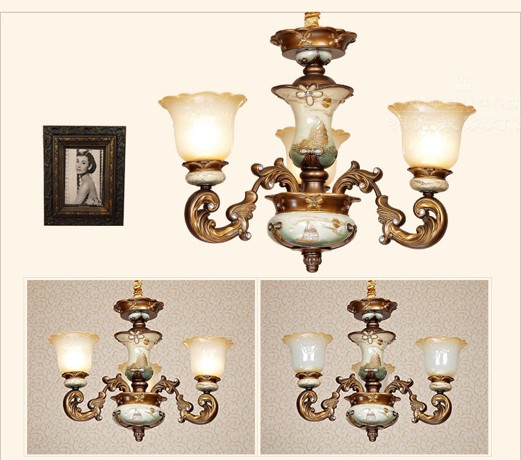 đèn chùm nghệ thuật tân cổ điển ML112-8