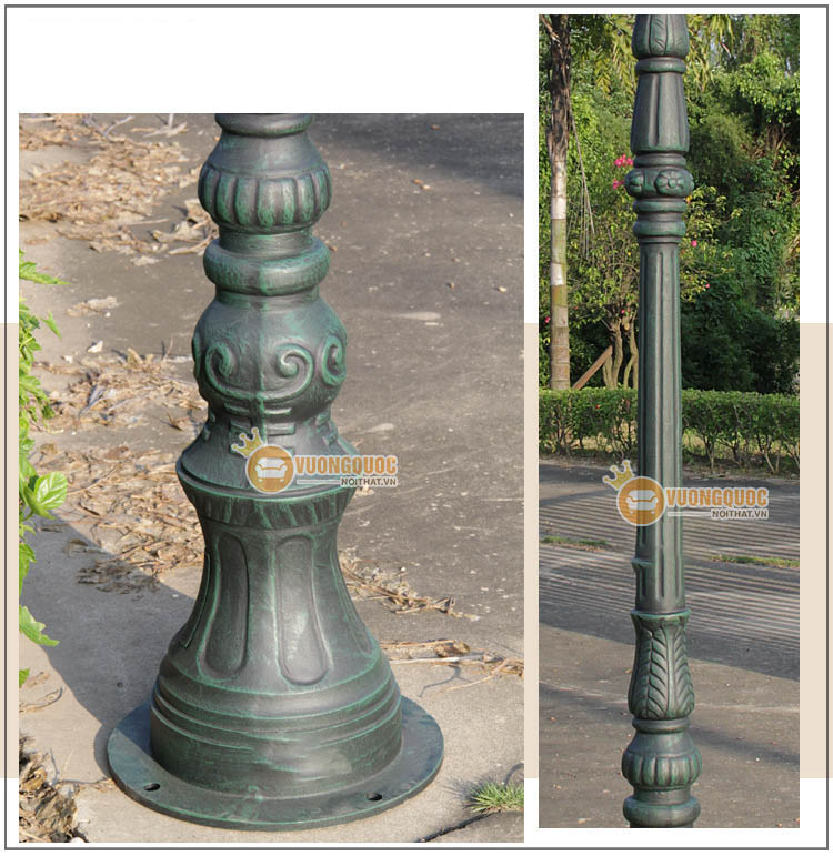 Đèn trụ sân vườn thiết kế hình cầu ROL431-9