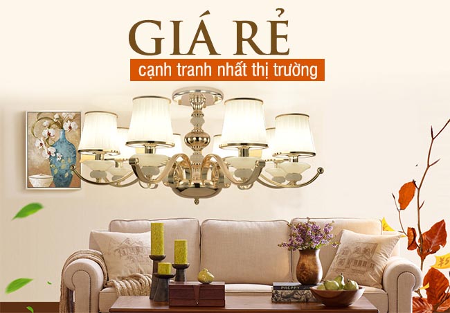 Địa chỉ bán đèn trang trí nội thất uy tín 