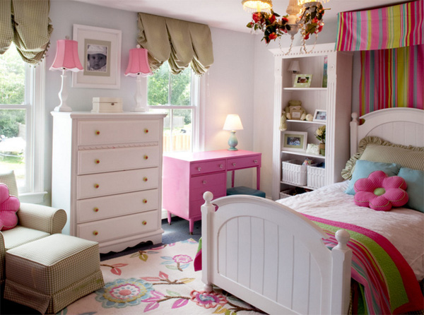Những phòng ngủ xinh xắn cho bé gái khiến người lớn cũng ao ước
