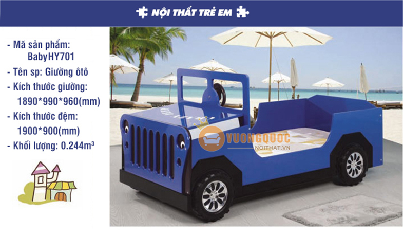 giường ngủ cho bé trai 3 tuổi