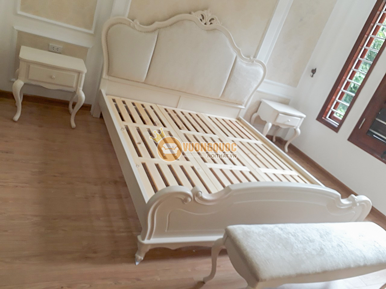 Giường ngủ tân cổ điển phong cách hàn quốc JHQ B1102G