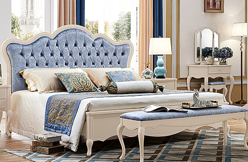 Giường ngủ cao cấp thiết kế phong cách tân cổ điển