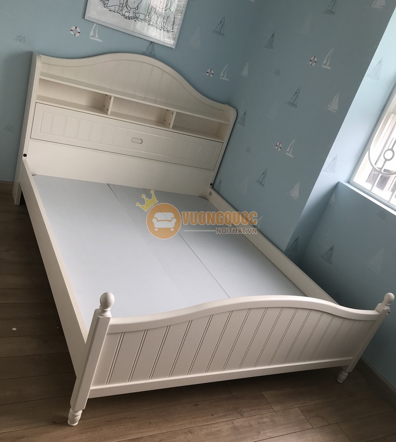 Giường ngủ gỗ công nghiệp phong cách hiện đại JY803G