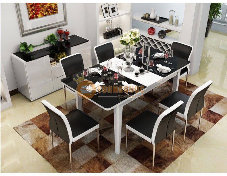 ​Nên sắm bộ bàn ăn 6 ghế hiện đại hay bộ bàn ăn 4 ghế hiện đại?