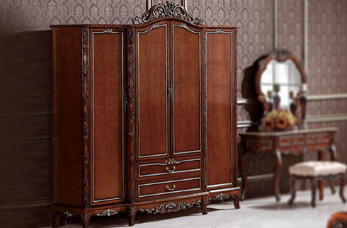 Tủ quần áo phong cách Châu Âu có độ bền cao cấp