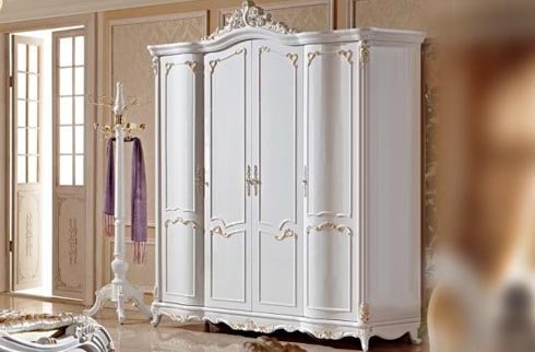Tủ quần áo phong cách Châu Âu hoàng gia GD709Q