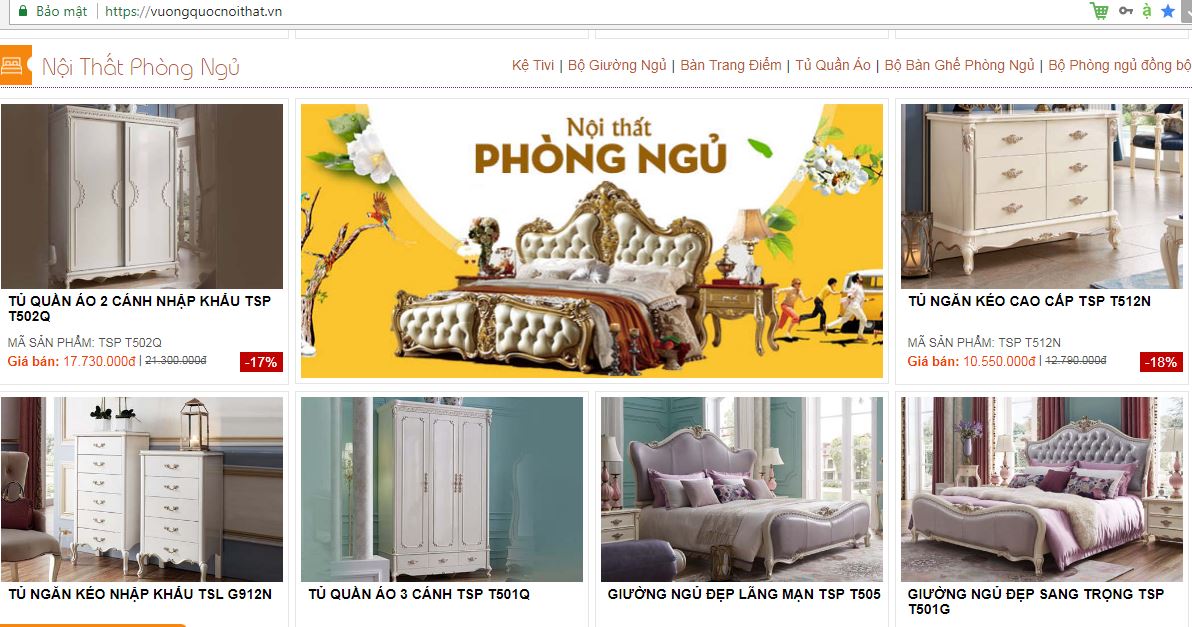Địa chỉ mua nội thất phòng ngủ giá rẻ uy tín số 1 Hà Nội