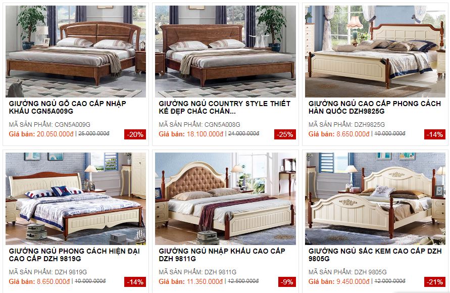 Mua giường ngủ cao cấp giá rẻ ở đâu tốt nhất?