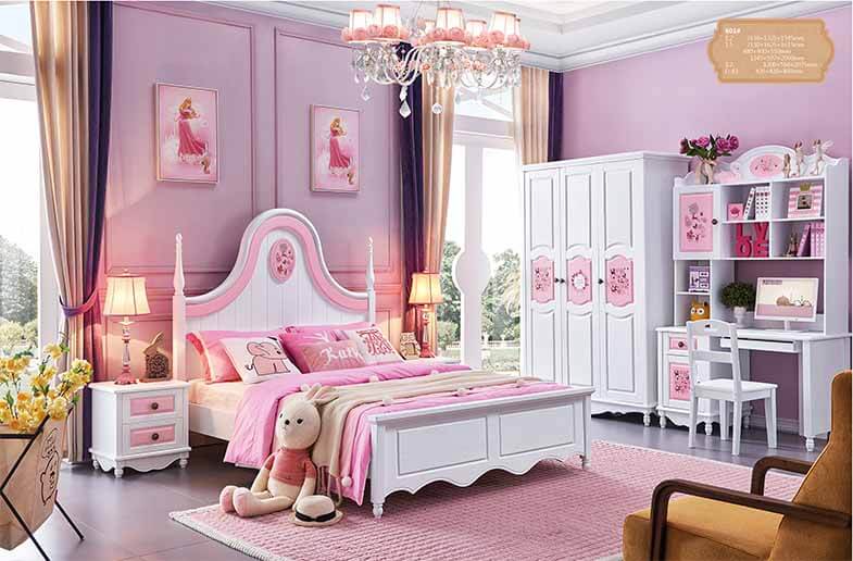 Phòng ngủ công chúa sweetpink cho bé gái 15 tuổi sẽ khiến bé như đang sống trong một thế giới cổ tích. Với gam màu hồng pastel và các họa tiết hoa nhí nhảnh, bé sẽ thấy mình như đang ngủ trong một lâu đài thật sự!