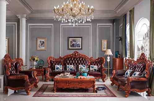 Tô điểm không gian với bộ ghế sofa phòng khách cổ điển sang trọng
