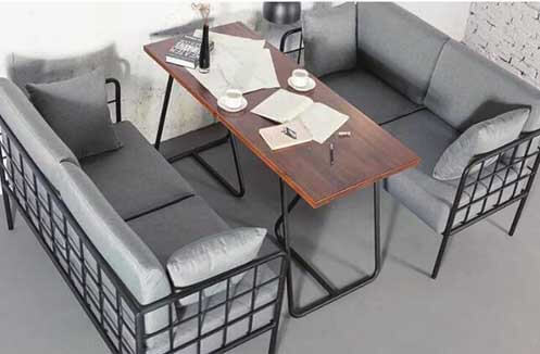 Bộ bàn ghế sofa cafe kiểu dáng hiện đại đơn giản HOY TM168 - \