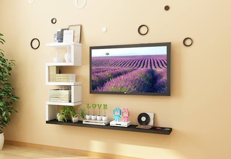 Cách trang trí kệ tivi đẹp thu hút cho phòng khách
