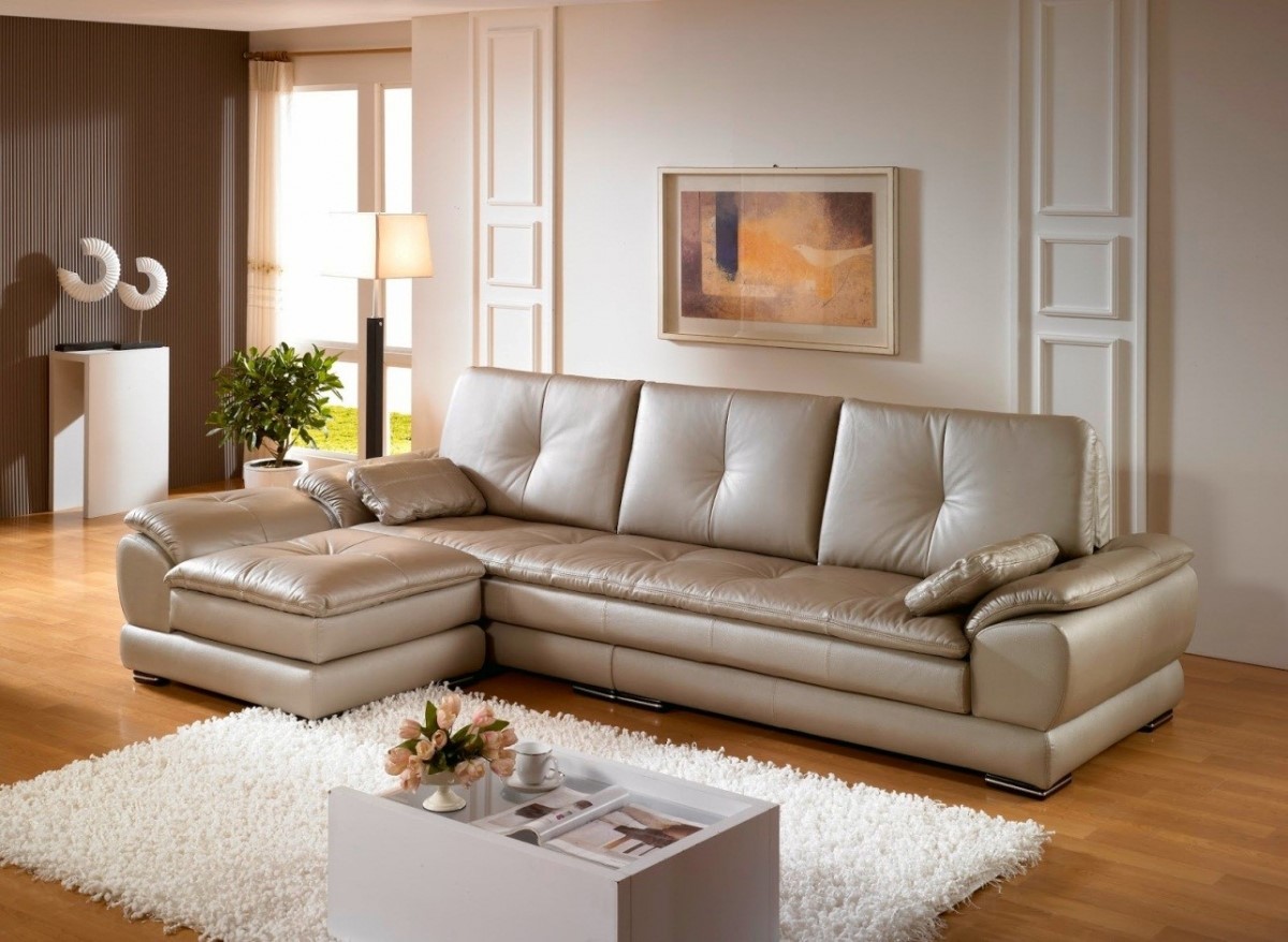 Ghế sofa da thật kiểu dáng sang trọng