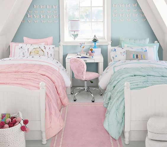 Trang trí phòng ngủ cho bé gái từ 5 - 12 tuổi